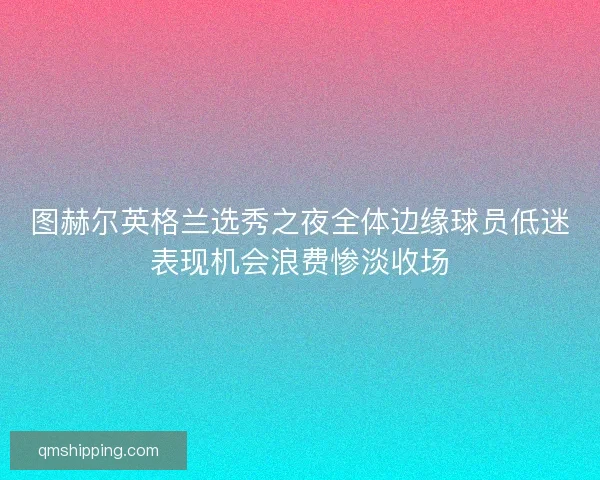 图赫尔英格兰选秀之夜全体边缘球员低迷表现机会浪费惨淡收场